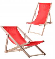 Kadax Fából Készült Kerti Strand Napozóágy Összecsukható Napozóágy 2x Lengyel Kiváló Minőségű (K8641)