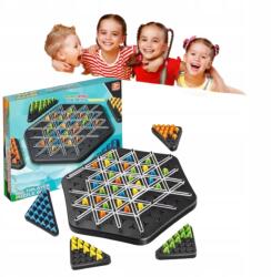  Társasjáték Gumiszalagokkal Háromszög Stratégiai Játék Mindenkinek (Gra Planszowa z Gumowymi Tasmami Trojkatna)