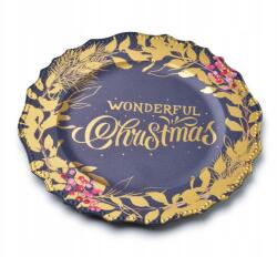 Mondex Dekorációs tányér karácsonyra 33 cm (HTOS9082)