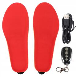  USB-s Fűthető Talpbetét Lábmelegítő Távirányítóval 41-46-os Méret (1411210263811)