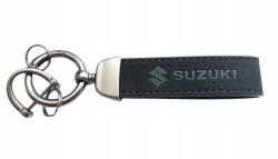 Suzuki Fekete velúr kulcstartó póráz Suzuki Vitara Swift SX4 Jimny Stílusos kütyü