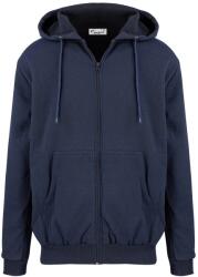 Agrafka Férfi meleg cipzáras kapucnis pulóver, egyszínű, sima, L (5905756067343)