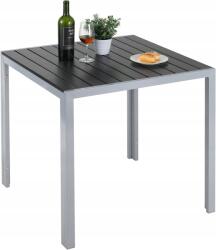  Kerti asztal, alumínium, időjárásálló terasz asztal (D-058)