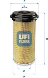 UFI Filtru aer UFI 27.889. 00 (27.889.00) - automobilus