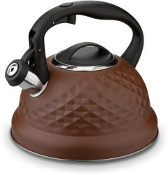 Konighoffer Rozsdamentes vízforraló síppal gáz és indukciós barna 3L (5903313433815)