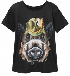 Wadera Vadászpóló Póló Vaddisznó póló (T-shirt dzik czarny Polska Produkcja)