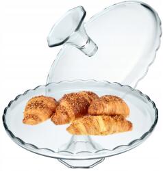 Kadax Patera Sütemény Tortadekoráció Üveg Tányér Gyümölcs Láb 32 cm (K3550)
