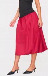 Prettylittlething Piros Klasszikus MIDI Gumis Szoknya Prettylittlething 34