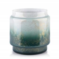 Mondex Üveg virág váza Luxury Green Cristie (5902643383357)