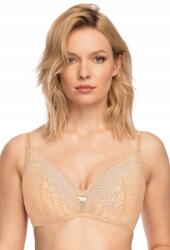 Nipplex by Mefemi Clarisa Bézs 65F merevítő nélküli push-up melltartó (BD39)