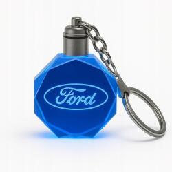 Stílusos Ford Led kulcstartó, 7 színben, megvilágított Ajándéknak is tökéletes