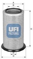 UFI Filtru aer UFI 27.454. 00 (27.454.00)