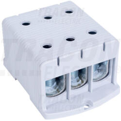 TRACON FLEAL-240per3 Főáramköri leágazó kapocs, felületre szerelhető, szürke (FLEAL-240per3)