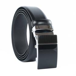  Bőr öv férfi automata csat, Bremi 857 fekete 105 cm