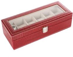  Exkluzív óratartó Watch-6-18052 bordó