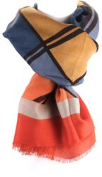  Átmeneti kendő Jolban 180 cm x 85 cm kék-narancs