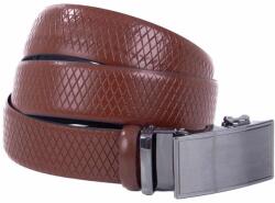  Bőr öv Bremi (lengyel) B-30402 automata, barna rombuszmintás 115 cm