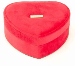  Exkluzív szív alakú ékszerdoboz Patrizia Beauty-H1 Red