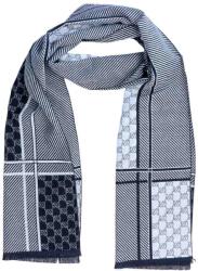  Férfi sál, szürke csíkos, lengyel termék, Linta