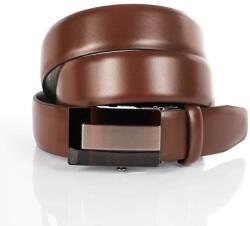  Bremi férfi bőr öv barna, automata csat 100 cm