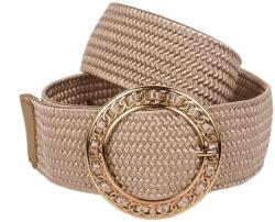  Női alkalmi öv körcsattal, nagyobb méret, arany