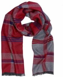  Férfi sál, bordó mintás, lengyel termék, Linta