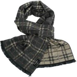  Férfi sál szürke barna minta, Linta 32 x 180