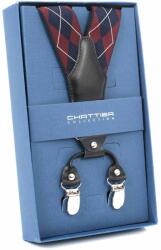  Nadrágtartó Hózentróger Chattier kék-bordó rombusz F