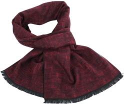  Férfi sál bordó mintával, Linta 32 x 180