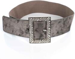  Alkalmi öv, négyszög csattal, rugalmas, 26217 Szürke