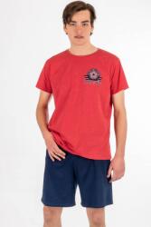  Férfi pizsama rövid 100% pamut "Pilot of life" L