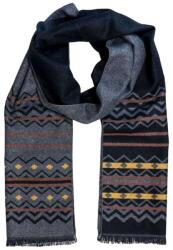  Férfi sál, szürke-sárga, lengyel termék, Linta