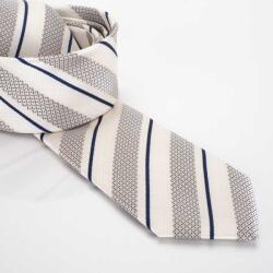  Drapp csíkos Roberto Gabbani nyakkendő 7cm