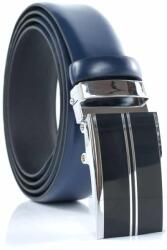 Bőr öv automata csat, kék Bremi 852 95 cm