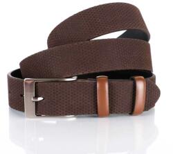  Férfi öv Bremi, valódi bőr, barna, hagyományos csat 105 cm