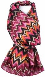  Átmeneti kendő pink-narancs mintás 85 x 190