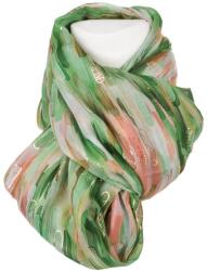  Átmeneti kendő Katier zöld arany 75 x 185