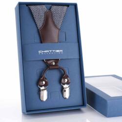  Nadrágtartó Chattier sötétkék / fehér