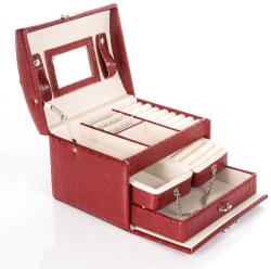  Exkluzív ékszerdoboz Patrizia18013 Piros & Bordó