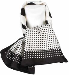  Átmeneti kendő fekete pöttyös, Versoli 90 x 90