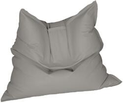 PUFRELAX Пуф, Голяма възглавница, 350л. , Magic Pillow - Teteron Grey, Перящ се калъф, За открито, Пълнеж от Полистиролни перли, 8292 (PUF-G-MP-TEX-GRE) - topmall