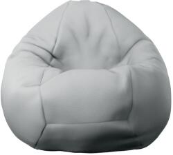 PUFRELAX Пуф, круша, 520л. , Nirvana Gigant - Teteron Grey, за открито, Перящ се калъф, Пълнеж от Полистиролни перли, 8307 (PUF-G-NGG-TEX-GRE) - topmall