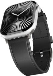 EPICO Curea de ceas Epico din piele 42/44/45/46/49 - neagră (9918131300013)