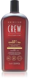 American Crew 3 in 1 Ginger + Tea 3 az 1 sampon, kondicionáló és tusfürdő 1000 ml