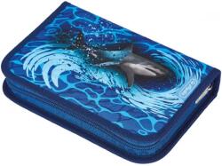 Herlitz 50043309 31 cu părţi 2-klapnis încărcat penar Blue Shark (50043309) Penar