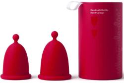 Whoop·de·doo Menstrual Cup Duo Pack menstruációs kehely Red