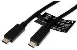Roline USB 3.1 Type C Összekötő Fekete 2m 11.02. 9055 (11.02.9055)