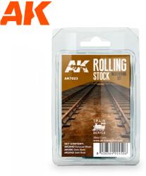 AK Interactive Train Rolling Stock Weathering akrilfesték készlet 3x 35ml (AK7023)