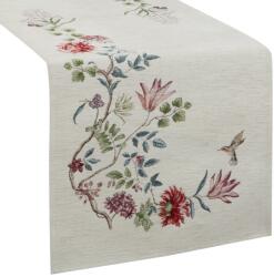 Eurofirany Virágmotívumú terítő 45 x 140 cm Eurofirany natúr gobelin (454437)