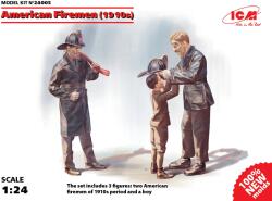 Italeri 1/24 Amerikai tűzoltó szett 1910 modell kiegészítő (ICM24005)